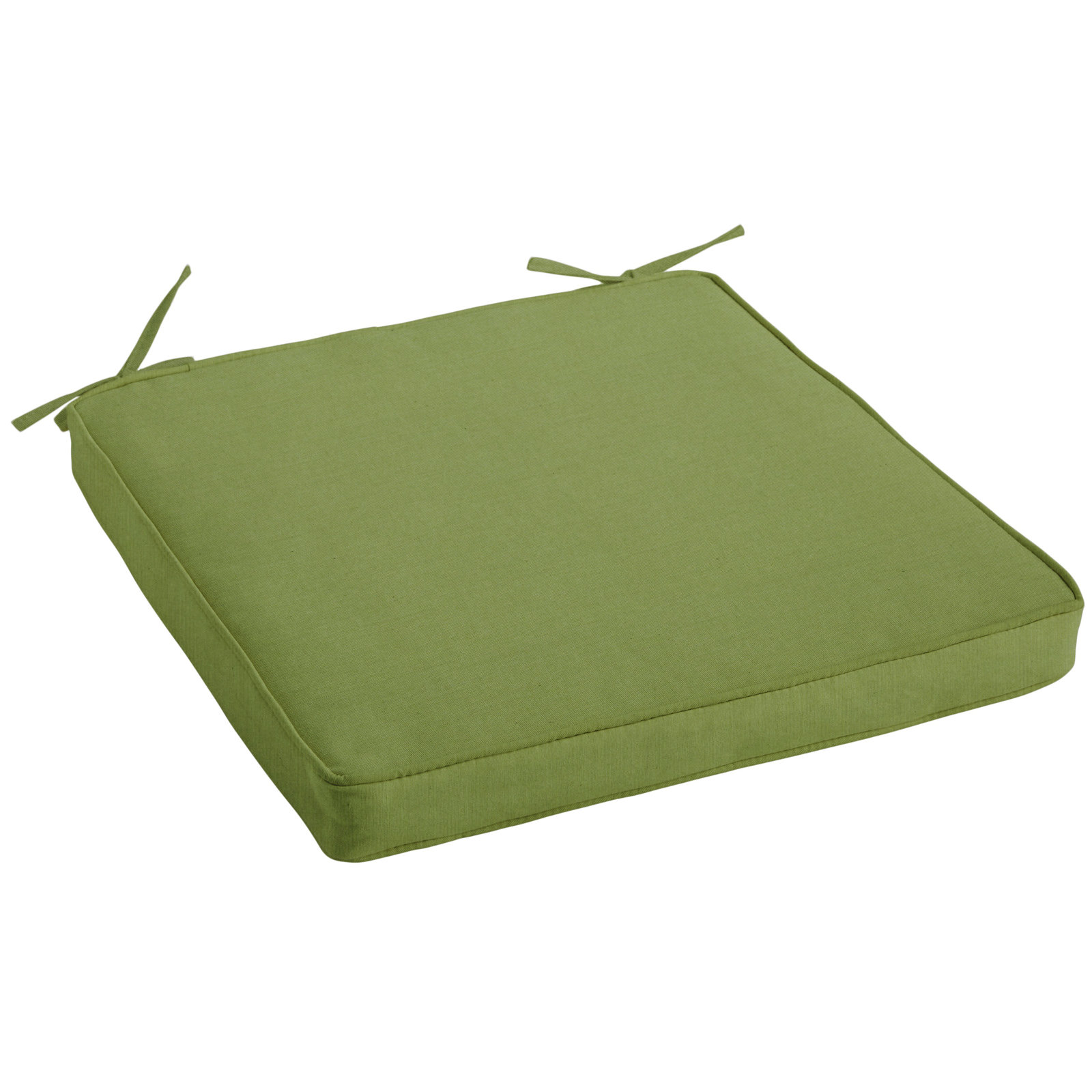 Sunbrella Outdoor Dining Chair Cushion, Spectrum Cilantro Sunbrella® Plainweave