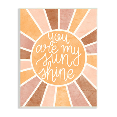 You Are My Sunshine Boho Summer, motif géométrique XXL noir, estampe numérique encadrée par Taylor Shannon Designs