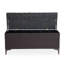 Banc de rangement à couvercle rabattable rembourré-2043638542