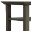 Table de bout transitionnelle en bois massif de 19 po avec 2 tablettes ouvertes Acadian-955524085-1063236904