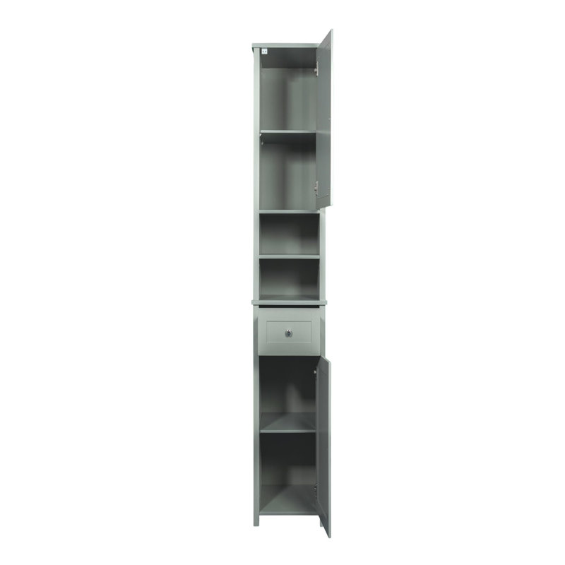 Linen Cabinet, Gray