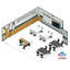 Tableau blanc - Tableau blanc - Pieds de luxe - Rectangle-36019245-36019253