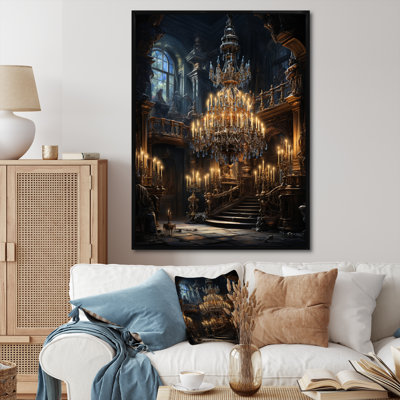 «Inayaah Baroque Dramatic Splendor II», reproduction sur toile