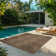 Paseo Tiaret All-Weather Flatweave Indoor/Outdoor Area Rug, Brown Black Tribal Sunburst – Patio, Deck, Porch & Poolside