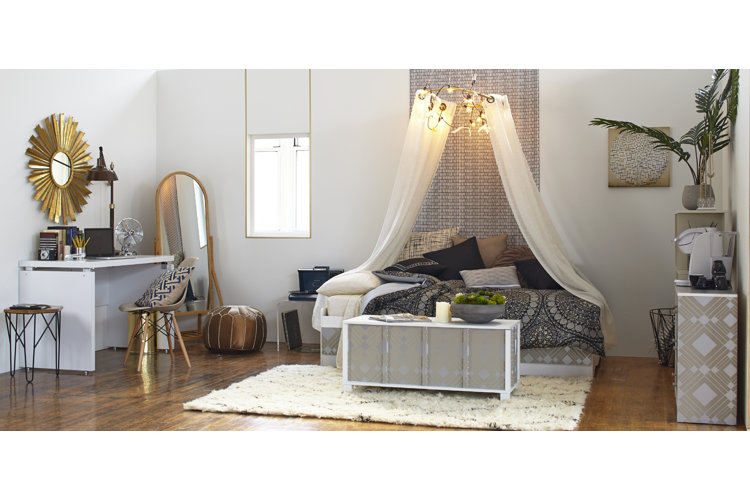 glam boho bedroom