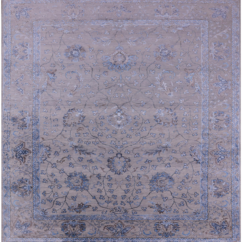 Humphery Oriental Indoor Rug, Square 5'