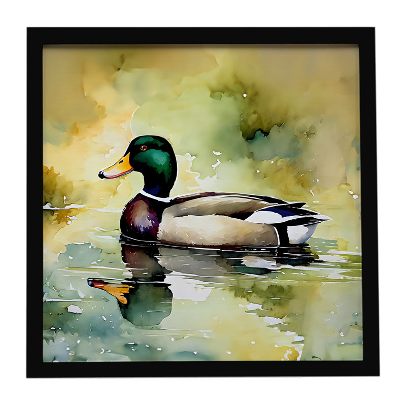 Mallard Framed Metal Print