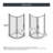 OVE Decors Breeze Premium 40 in. Round Shower Kit w/ Clear, Base in Chrome Finish