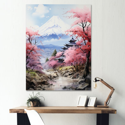 «Ballena Asian Art Majestic Mont Fuji III», reproduction sur toile