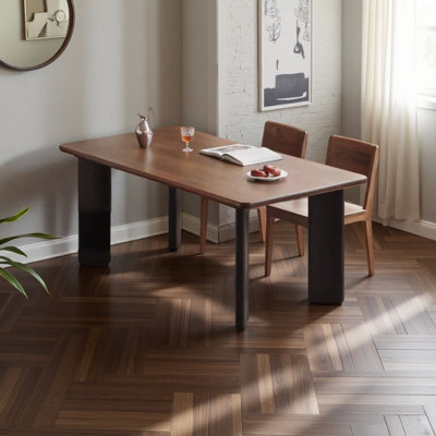 Industrial style solid wood study desk