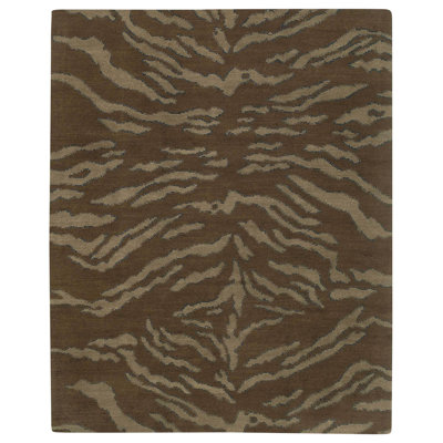 Rajah Wool Animal Print Indoor Rug