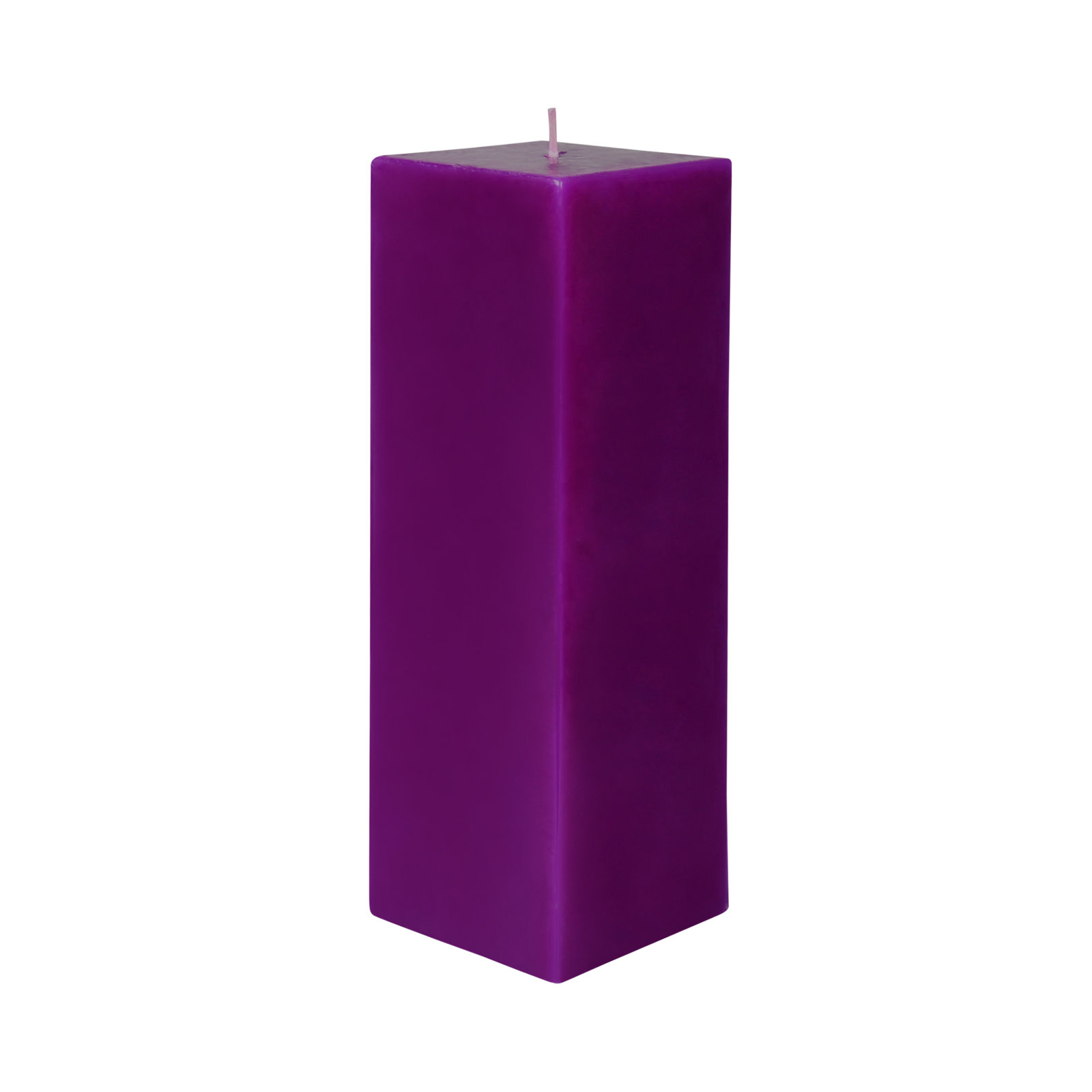 Citronella Pillar Candle, Purple, 9" H x 3" W x 3" D, 1 Candle