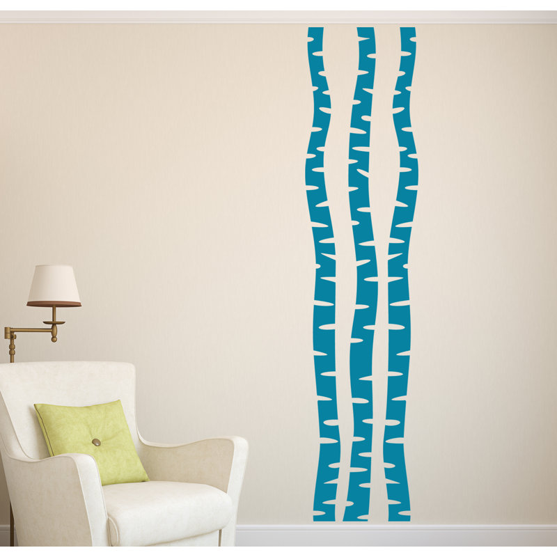 Plants & Flowers Wall Decal, Teal