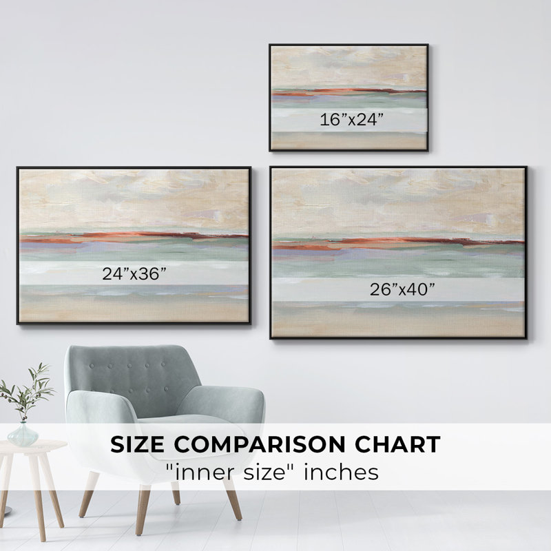 " Sienna Horizon I ", 25" H x 37" W x 2" D, Black