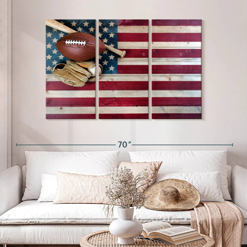 Borges American Favorite Sports, H 32 po x l 50 po