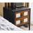 Nightstand Vintage Black Bedside Table