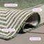 Polypropylène tissé à la machine Beach House; Tapis intérieur / extérieur en polyester rayé-127419704