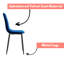 Chaise d'appoint en velours saphir-2126821239-2097934710