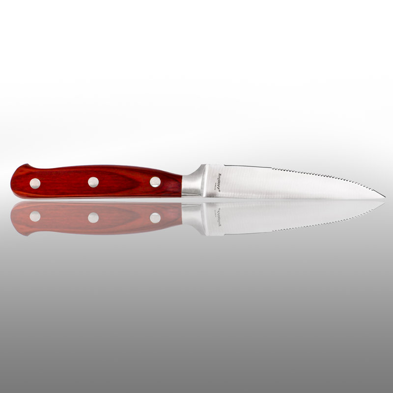 Pakka Wood Handle Stainless Steel 12-Piece Steak Knife Set