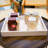 Large Rectangular Wooden Decorative Serving Tray-194278427