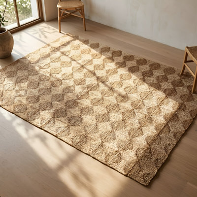 Tapis géométrique tissé à la main Lascito
