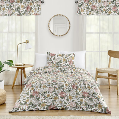Vintage Floral Comforter Set by Sweet Jojo Designs