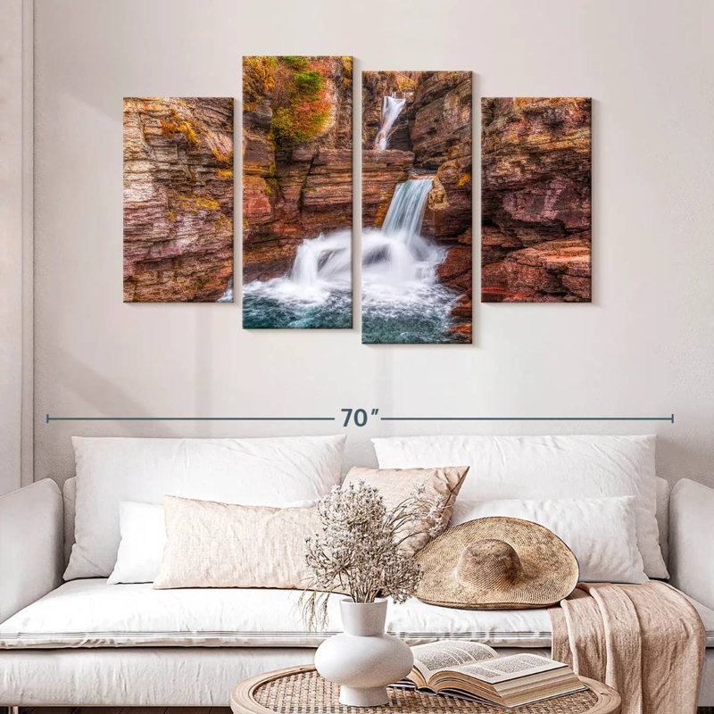 Alvord Saint Mary Falls, H 32 po x l 52 po
