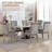 Tufted Upholstered Dining Armchair with Chrome Legs-1678759320