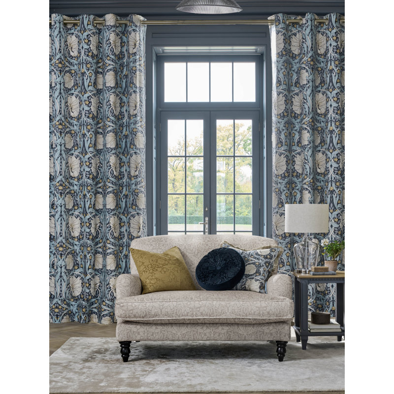 Cotton Blend Blackout Curtain Panel Pair, 229cm W x 229cm L