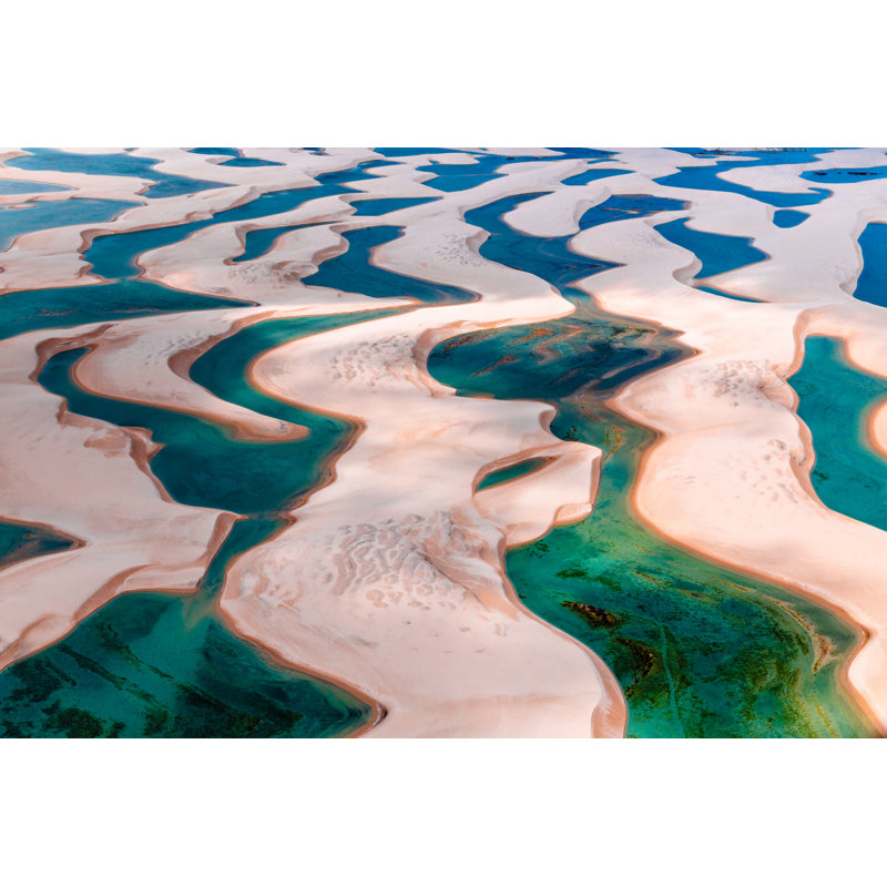 Aerial View of Lençóis Maranhenses Print, 51cm H x 76cm W
