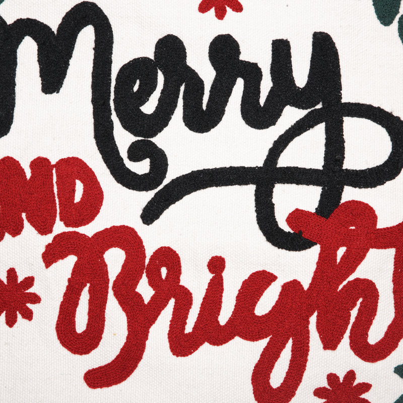  Coussin en coton Merry & Bright