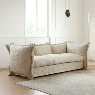 French-style Retro Minimalist Three-seater Sofa