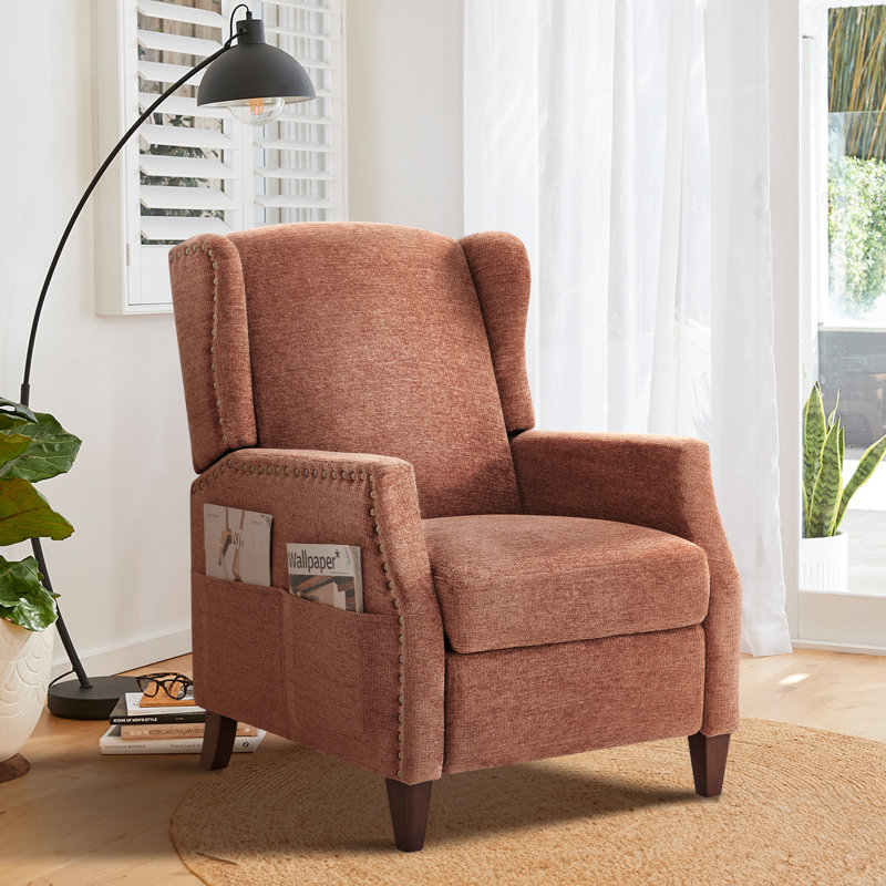 Fauteuil inclinable Kars, Corail performance chenille