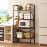 4-shelf small bookcase with open shelves
