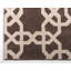 Tapis à motif géométrique brun Theodora-40285070