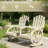 High Backrest Wooden Garden Bench,2-Seat Patio Bench