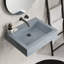Natoma 24" Wall-Mounted Concrete Rectangular Bathroom Sink-32892565-32892564