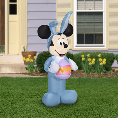 Airblown - Mickey en costume de lapin bleu - Disney