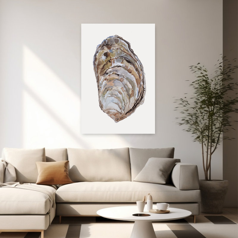Art mural Oyster Elegance, H 60 po x l 40 po
