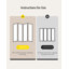 Paravent de chambre pliable Mid-Century-1119116612-1119116618