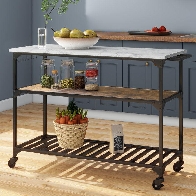 Jhamari 19.7 " W Kitchen Island