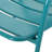 Chair In Teal Iron: Relax And Rejuvenate, 23.96 In. Deep, 27.19 Wide, 24.83 High, 14.29 Lb Iron For Relaxing Moments, Depth, Width, Height,