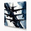 «Transport Commercial airliner silhouettes», art mural sur toile grise-711202112