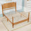 Lit plateforme en bois avec tête de lit et pieds centraux-1361334164-1361334171