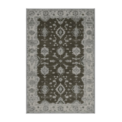 Tapis gris lavable à la machine