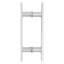 Poignée de porte à double face en acier inoxydable, paire de poignées de porte de grange coulissantes à pousser, poignée de porte commerciale en forme de H (11,61 * 1,6 * 5,95 po)-115342013