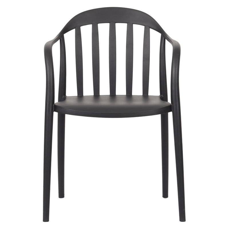 Coldiron 2 - Person Wicker Patio Dining Set with Square Table, Black