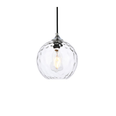 Luminaire suspendu sphère 1 lumière Douthit