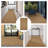 Runner Rug Hallway Non Slip Rubber Back Custom Size As Carpet Doormat Throw Rug Dark Beige-1449100034
