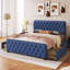 Grand lit plateforme avec rangement Jhangir